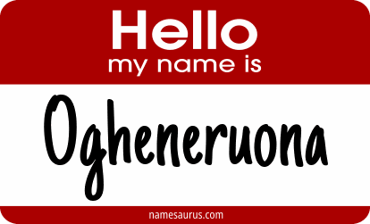 Hello my name is Ogheneruona png download