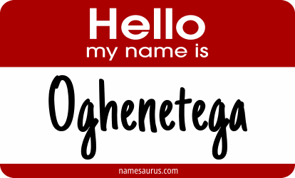 Hello my name is Oghenetega png download