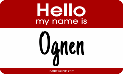 Hello my name is Ognen png download