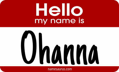 Hello my name is Ohanna png download