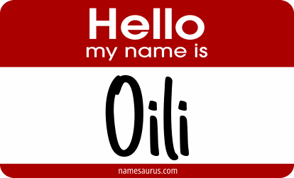 Hello my name is Oili png download