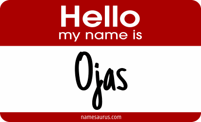 Hello my name is Ojas png download
