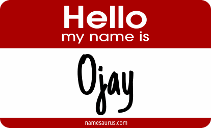Hello my name is Ojay png download