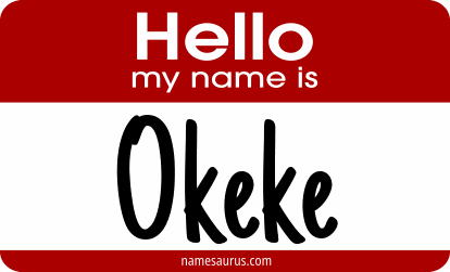 Hello my name is Okeke png download