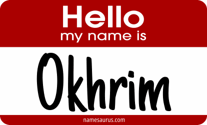 Hello my name is Okhrim png download