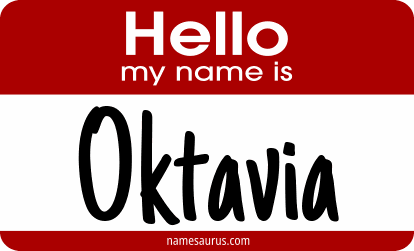 Hello my name is Oktavia png download