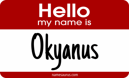 Hello my name is Okyanus png download