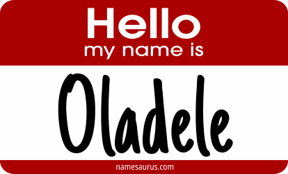 Hello my name is Oladele png download
