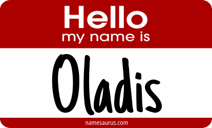 Hello my name is Oladis png download