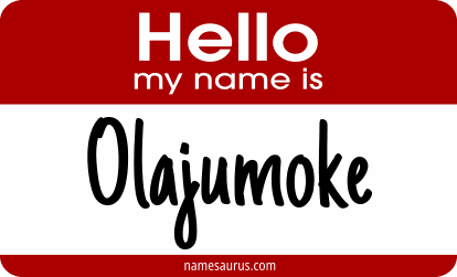 Hello my name is Olajumoke png download