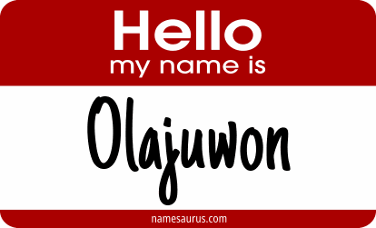 Hello my name is Olajuwon png download