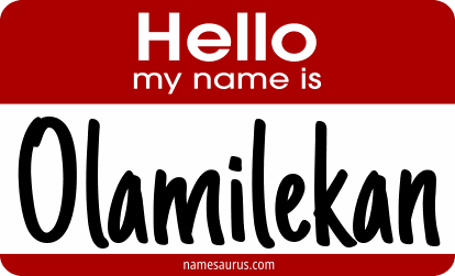 Hello my name is Olamilekan png download