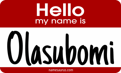 Hello my name is Olasubomi png download