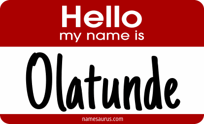 Hello my name is Olatunde png download