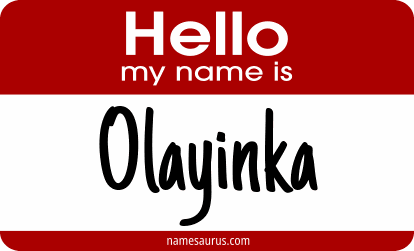 Hello my name is Olayinka png download