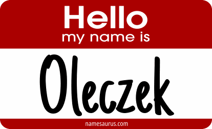 Hello my name is Oleczek png download