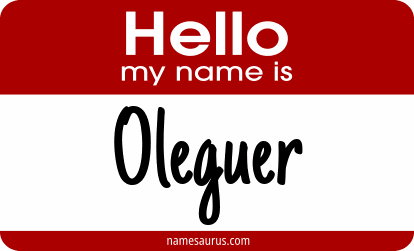Hello my name is Oleguer png download