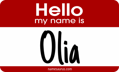 Hello my name is Olia png download