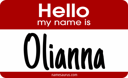 Hello my name is Olianna png download