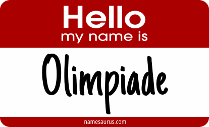 Hello my name is Olimpiade png download