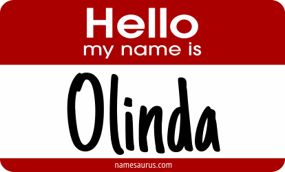 Hello my name is Olinda png download