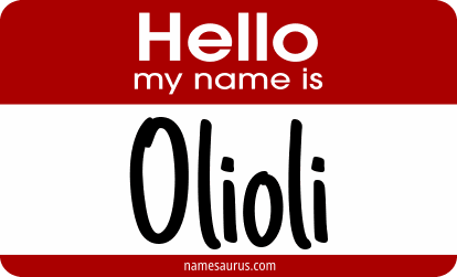 Hello my name is Olioli png download