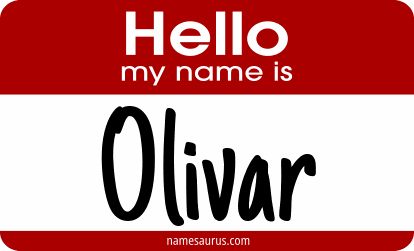 Hello my name is Olivar png download