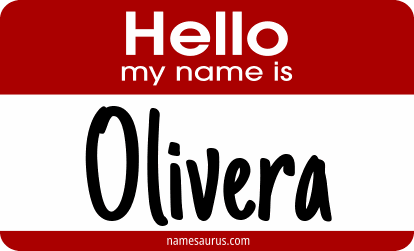 Hello my name is Olivera png download