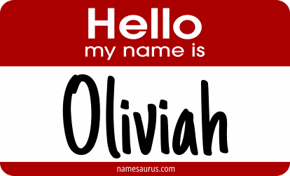 Hello my name is Oliviah png download