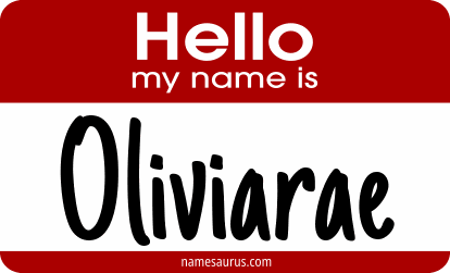 Hello my name is Oliviarae png download