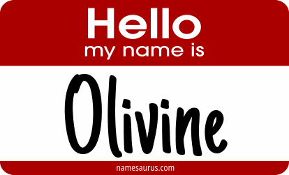 Hello my name is Olivine png download