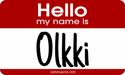 Hello my name is Olkki png download