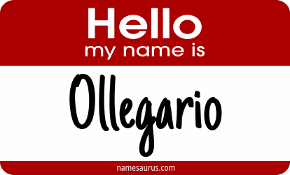 Hello my name is Ollegario png download