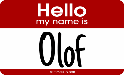 Hello my name is Olof png download