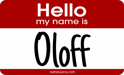 Hello my name is Oloff png download
