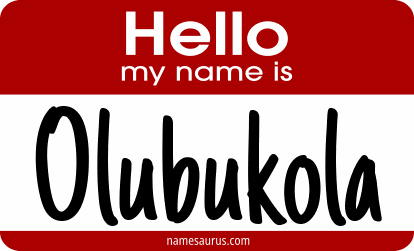 Hello my name is Olubukola png download