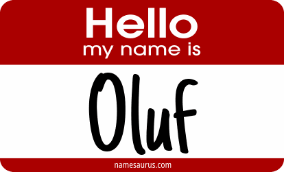 Hello my name is Oluf png download