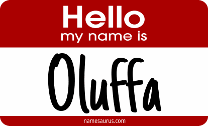 Hello my name is Oluffa png download