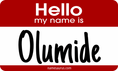 Hello my name is Olumide png download
