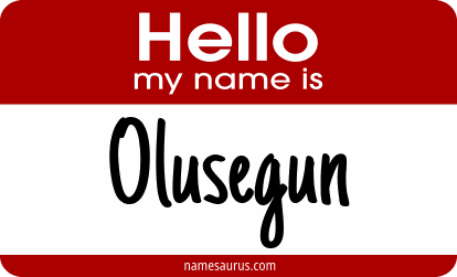 Hello my name is Olusegun png download
