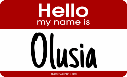 Hello my name is Olusia png download