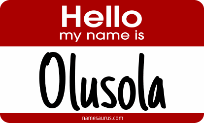 Hello my name is Olusola png download