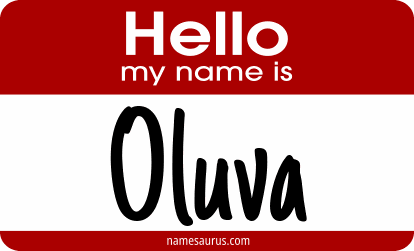 Hello my name is Oluva png download