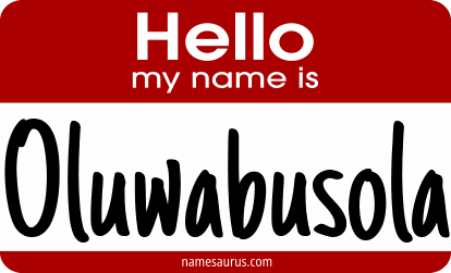 Hello my name is Oluwabusola png download
