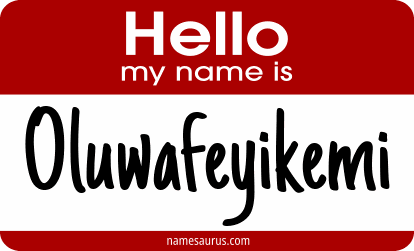 Hello my name is Oluwafeyikemi png download