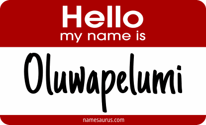 Hello my name is Oluwapelumi png download