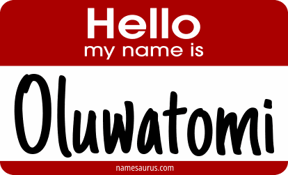 Hello my name is Oluwatomi png download