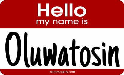 Hello my name is Oluwatosin png download