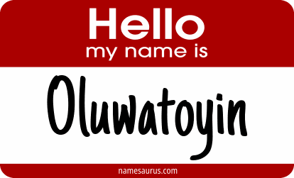 Hello my name is Oluwatoyin png download