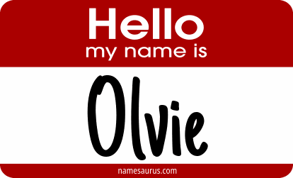 Hello my name is Olvie png download